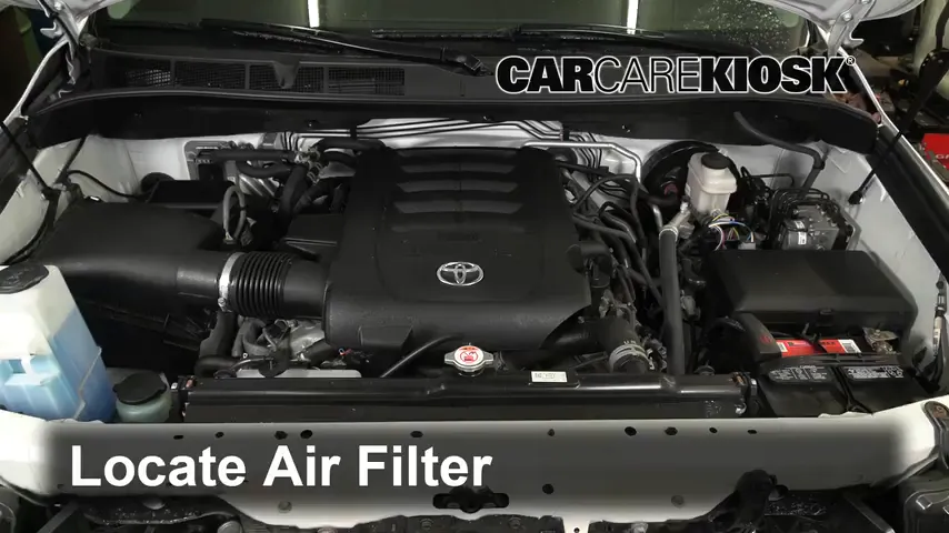 How to Change Engine Air Filter: 2020 Toyota Sequoia TRD Sport 5.7L V8